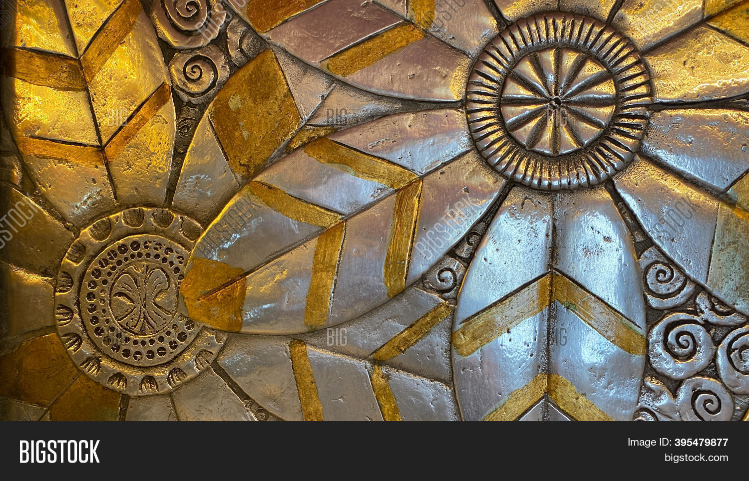 Gold Silver Floral Image & Photo (Free Trial) Bigstock