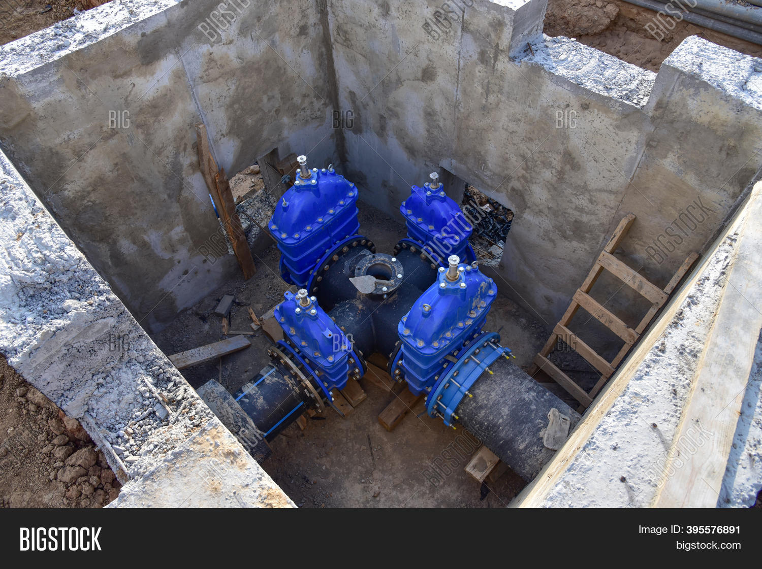 Gate Valves Valve Pit Image & Photo (Free Trial) Bigstock