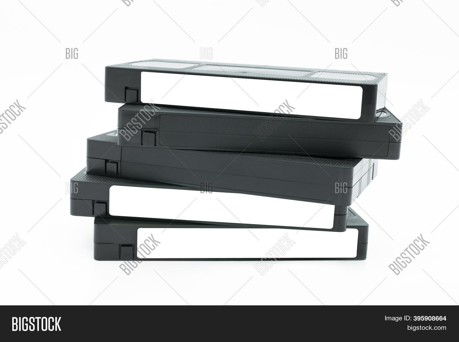 Stack For Video Stack Vhs Video Tape Image & Photo (Free Trial) | Bigstock