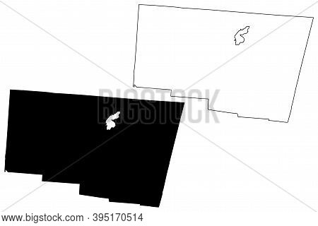 Clark County, Ohio State (u.s. County, United States Of America, Usa, U.s., Us) Map Vector Illustrat