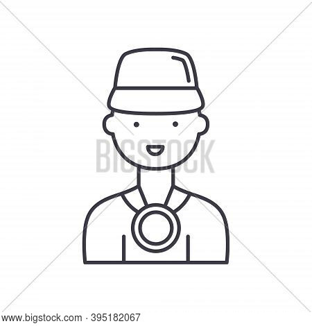 Commitee Icon, Linear Isolated Illustration, Thin Line Vector, Web Design Sign, Outline Concept Symb