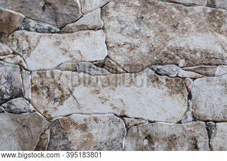 Texture Of An Old Light Brick Stone