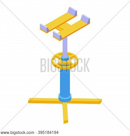 Car Lift Autoservice Icon. Isometric Of Car Lift Autoservice Vector Icon For Web Design Isolated On 