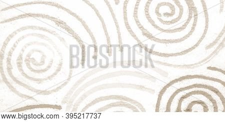 Boho Background. Stained Paper Texture. Ethno Pattern. Native Ornament. Ripped Ethno Style. Cream Tr