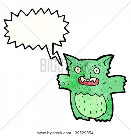 Cartoon gremlin