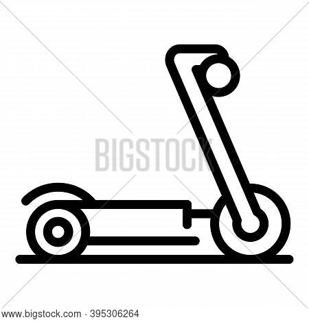 Modern Electric Scooter Icon. Outline Modern Electric Scooter Vector Icon For Web Design Isolated On