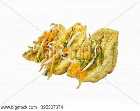 Malay Cuisine Or Stuffed Tofu Called Tauhu Sumbat