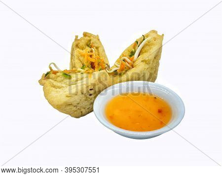 Malay Cuisine Or Stuffed Tofu Called Tauhu Sumbat