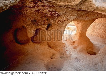 Passages made in mountain of Cappadocia