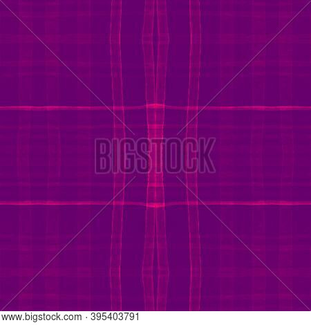 Bright Checks Pattern. Watercolor Picnic Texture. Wool Stripes For Shirt Design. Seamless Abstract C