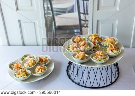 Appetizer, Background, Buffet, Ceviche, Citrus, Closeup, Cocktail, Cooked, Crispy, Cuisine, Deep, De