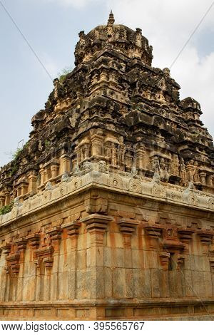 Beautiful Ancient Temple Towers, Avani, Karnataka, India