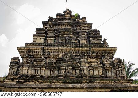 Beautiful Ancient Temple Towers, Avani, Karnataka, India