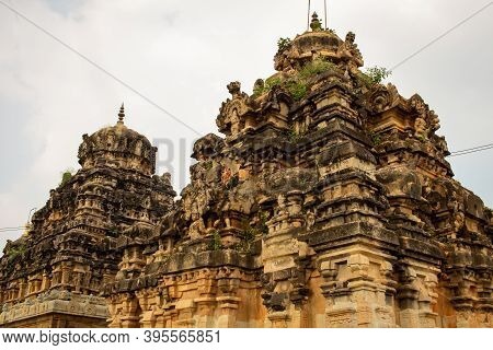 Beautiful Ancient Temple Towers, Avani, Karnataka, India