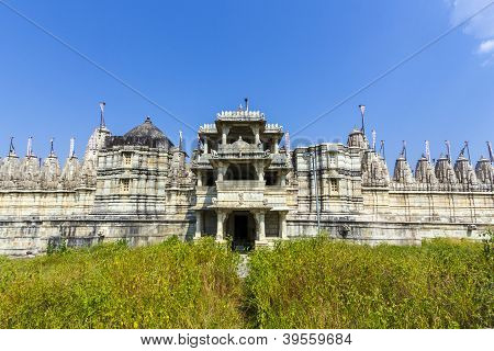 Jain tempel i Ranakpur, Indien