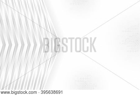 Abstract Background Monochrome, Abstract Background Grey And White Tech Arrows. Vector Illustration 
