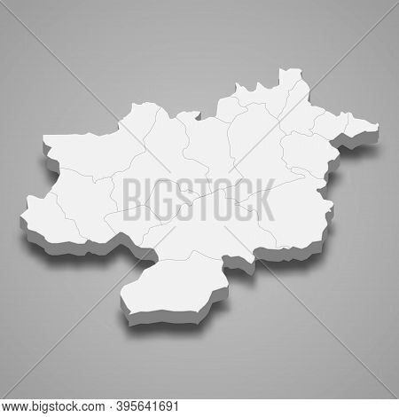 3d Isometric Map Of Sivas Is A Province Of Turkey