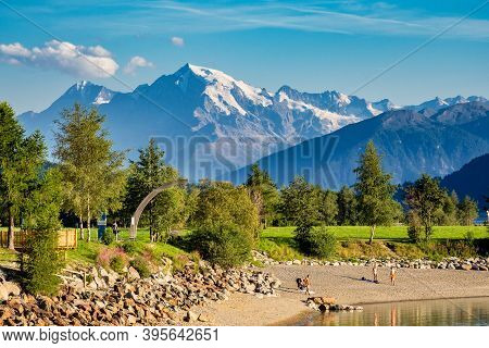 Splendid View Of Lake Resia - Reschensee - South Tyro, Italy, Europe.