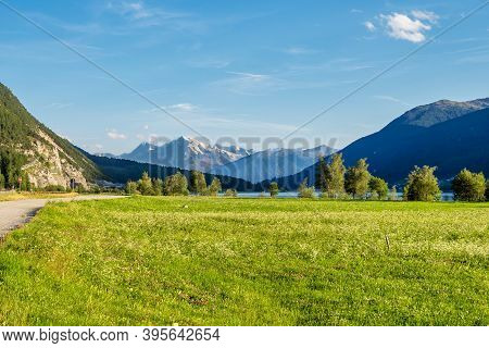 Splendid View Of Lake Resia - Reschensee - South Tyro, Italy, Europe.