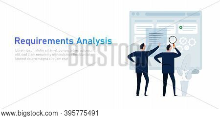 Requirement Analysis In Business Or System Development Creating Software Requirement And Specificati
