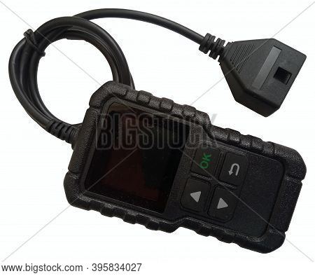 Car Obd Scanner On Isolated White Background