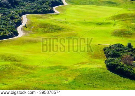 Golf Course Sport In Sotogrande, Andalusia Spain