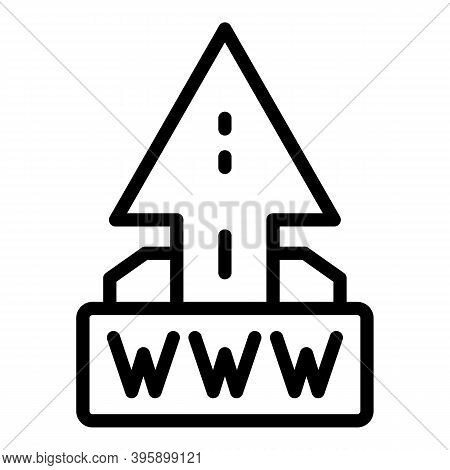 Loading Page Icon. Outline Loading Page Vector Icon For Web Design Isolated On White Background