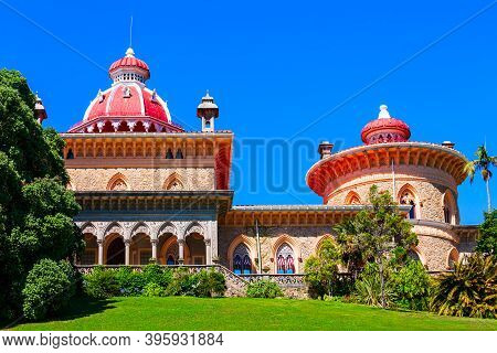 Monserrate Palace Or Palacio De Monserrate Is Located In Sintra Town Near Lisbon In Portugal
