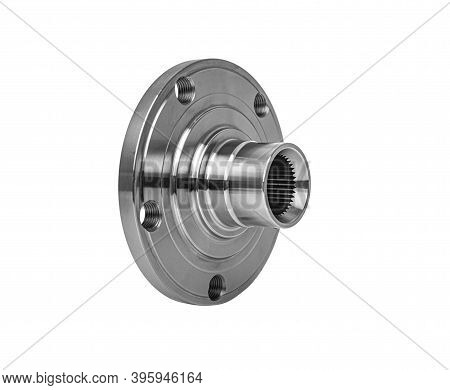 Car Wheel Hub Isolated On White Background.