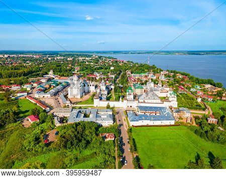 Rostov Kremlin And Lake Nero Aerial Panoramic View In Rostov Veliky Or Rostov The Great In Yaroslavl