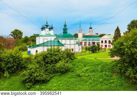 Church Of The Entry Into Jerusalem And Pyatnitskaya Church Of St. Paraskevi Pyatnitsa In Suzdal City