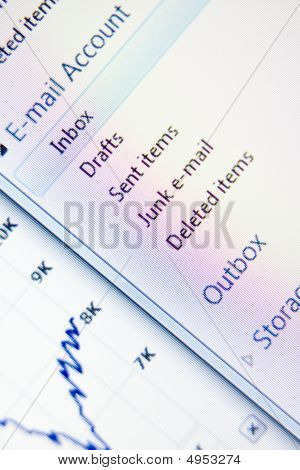 Email aziendali correlati concetto Shot