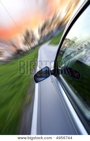 Excès de vitesse de voiture