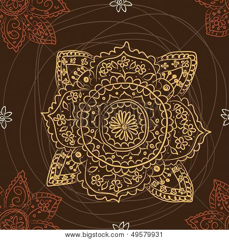 Seamless ethnic pattern