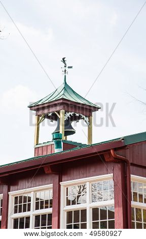 Bell Tower On Old Red Building
