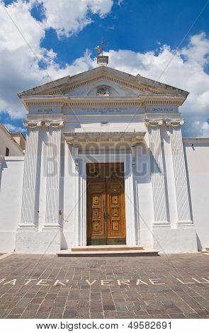 Church of SS. Maria della Luce. Mattinata. Puglia. Italy.