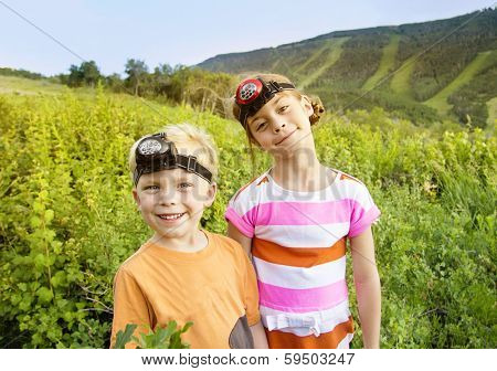 Kids Enjoying a Summer Adventure