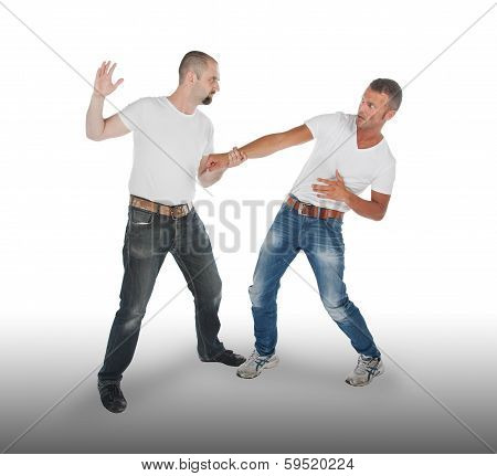 Man Attacking Other Man