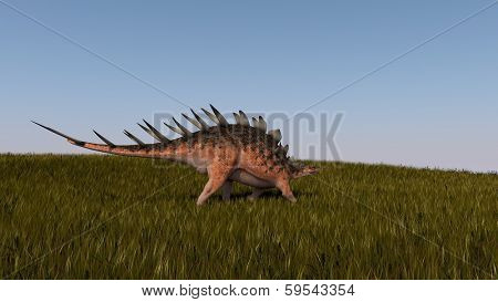 walking kentroaurus