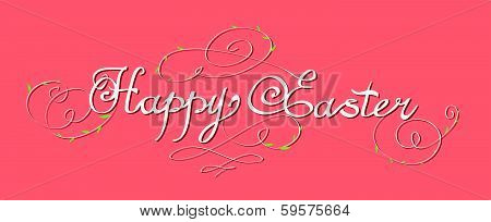 HAPPY EASTER hand lettering