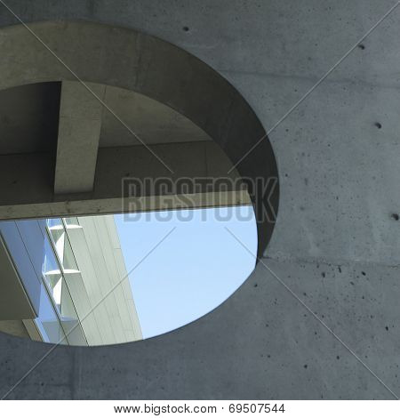 Concrete Circle Cut Out