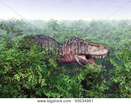 Dinosaur Tarbosaurus