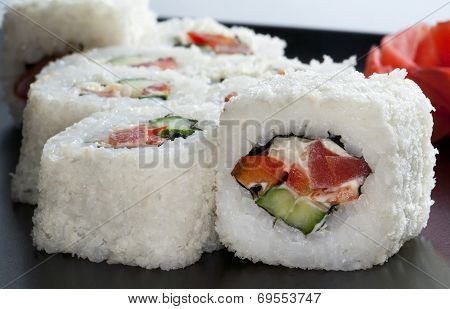 White Japanese Sushi