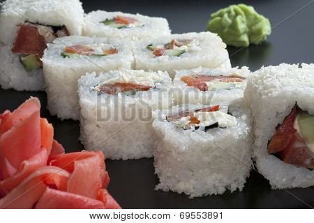 White Japanese Sushi
