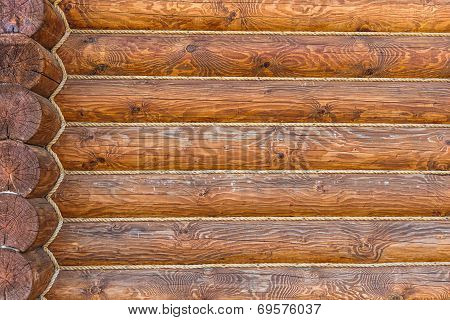 Wooden Logs Wall