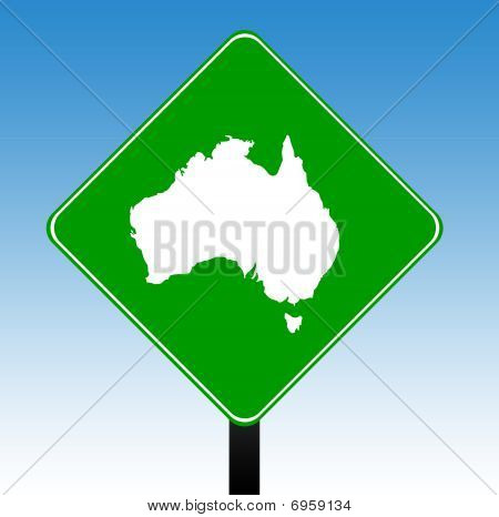 Austrálie dopravní značka