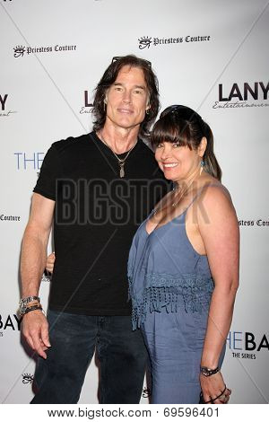 LOS ANGELES - AUG 4:  Ronn Moss, Devin DeVasquez at the 