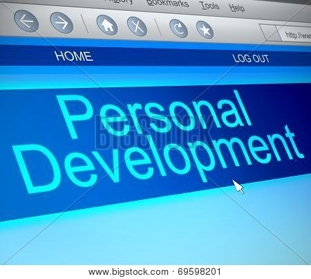 Personal Development Concept.