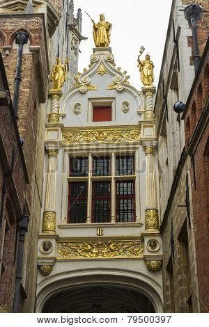 Gate To Aaron Civil Registry, Bruges