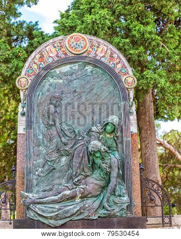 Supetar old cemetery tombstone